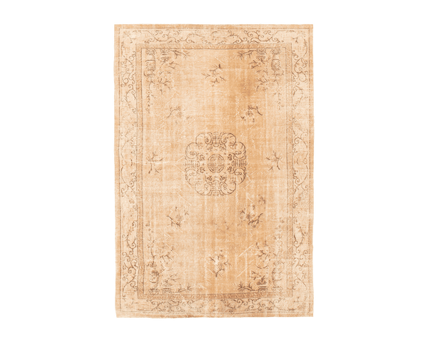 vintage turkish rug in goldfinch | #167 | 6'10" x 10'5"