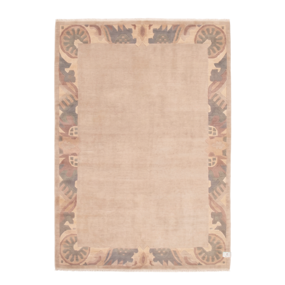 nepalese rug in mink  || 6'8" x 9'8"