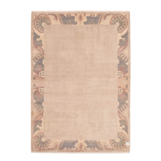 nepalese rug in mink  || 6'8" x 9'8"