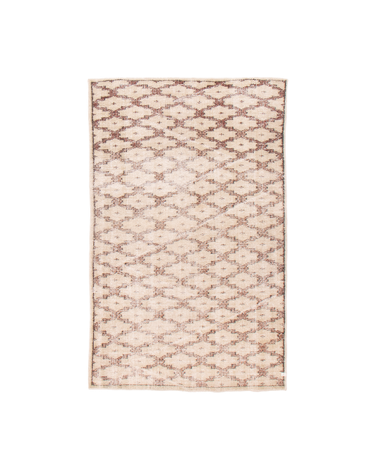 vintage turkish rug in magnolia | #081 | 3'5" x 5'6"