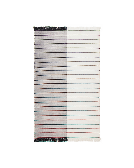 indian flatweave in osprey | #078 | 4'11" x 7'11"