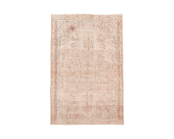 vintage turkish rug in almond | #144 | 5'0" x 7'10"