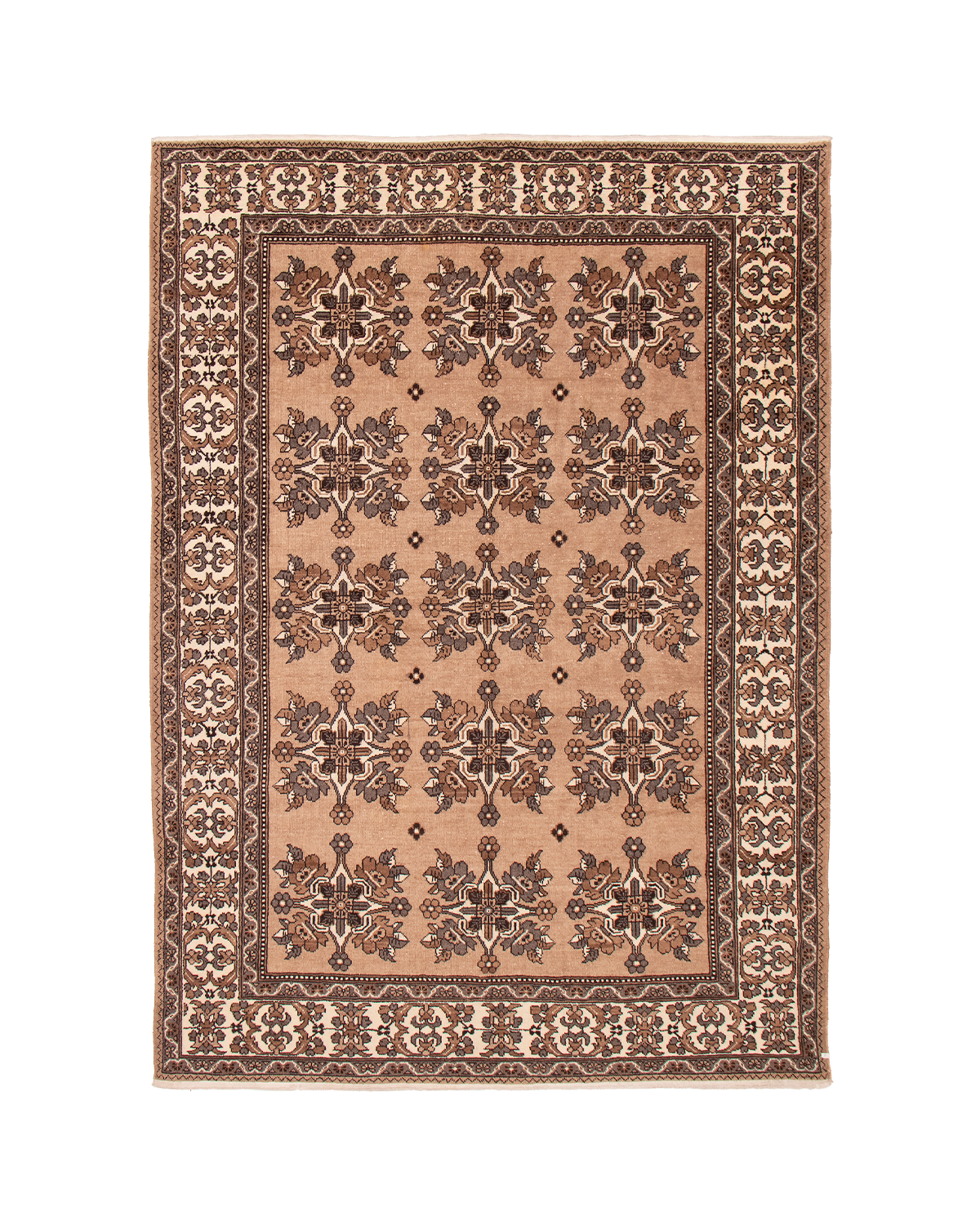 vintage turkish rug in gobi | #080 | 8'2" x 11'2"