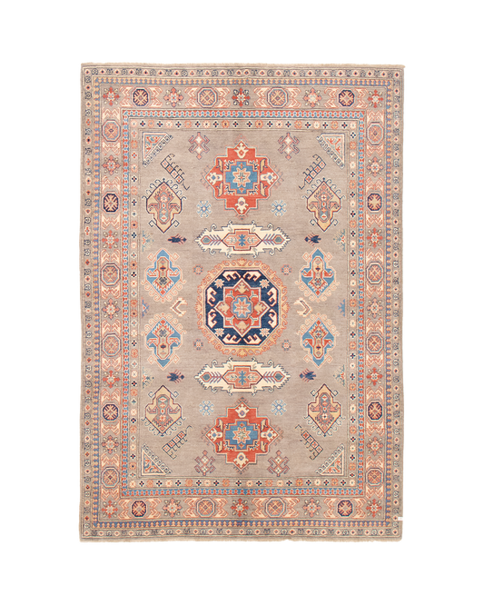 ghazni rug in quartz | #077 | 5'8" x 8'3"