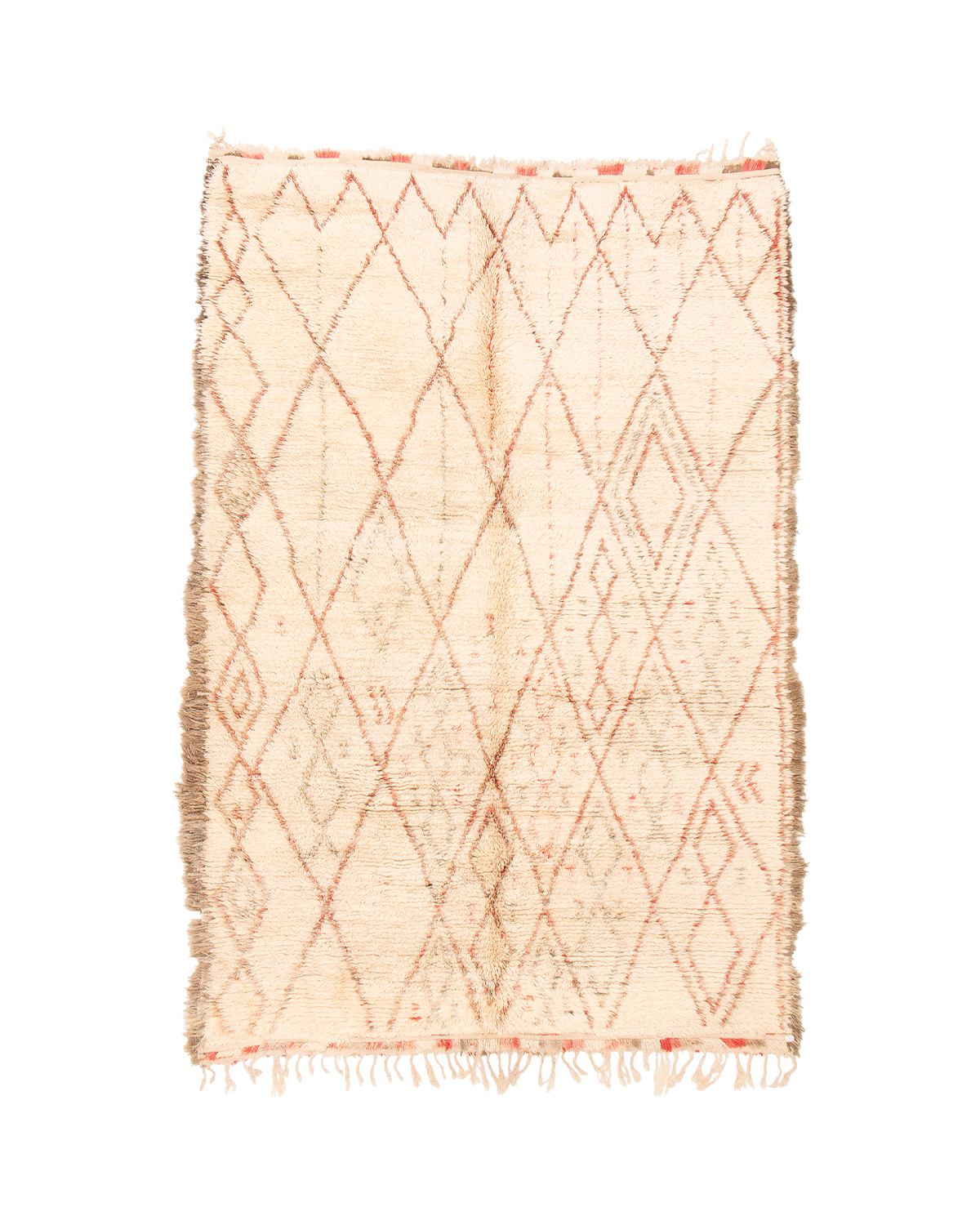 moroccan berber rug in rose  | #069 | 6'7" x 9'8"