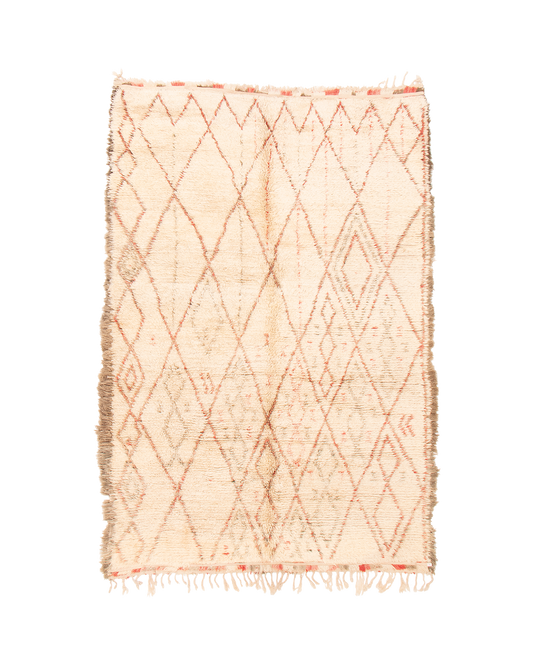 moroccan berber rug in rose  | #069 | 6'7" x 9'8"