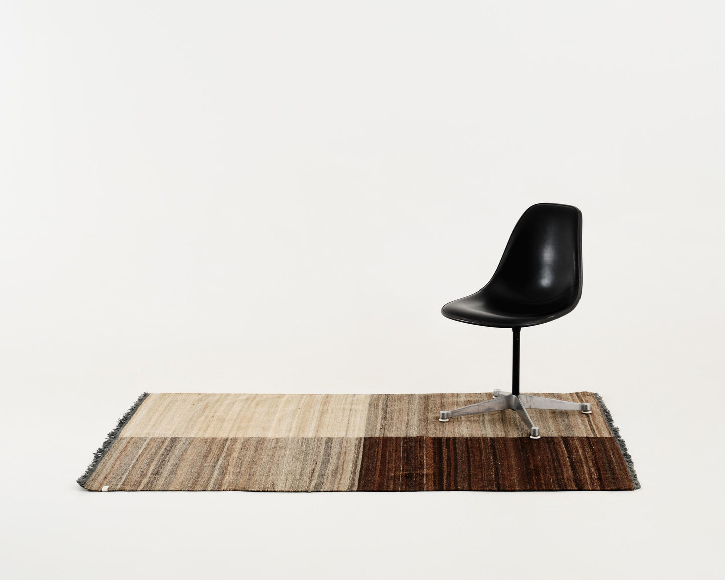 indian flatweave in oat | #181 | 4'1" x 6'0"