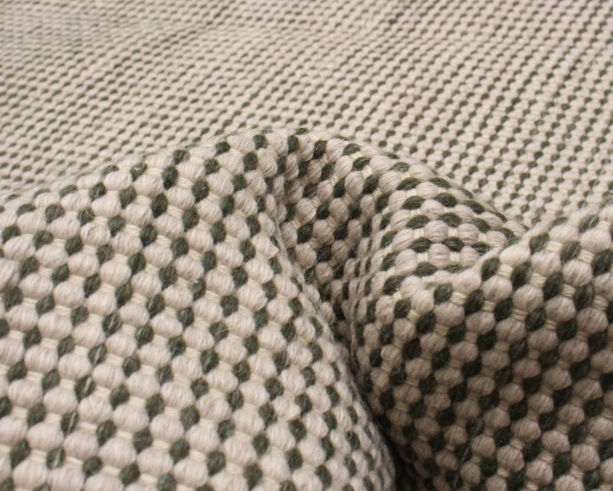indian flatweave in hunter green | #176 | 5'0" x 8'0"
