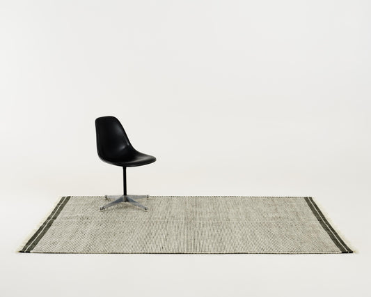 indian flatweave in hunter green | #176 | 5'0" x 8'0"