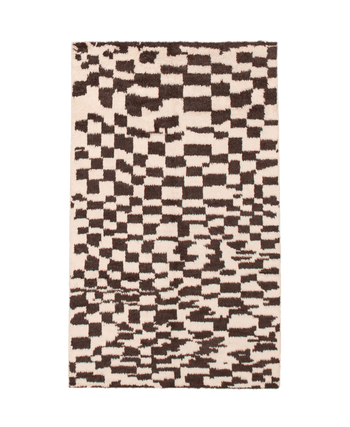 moroccan style rug in magpie | #085 | 4'11" x 7'11"