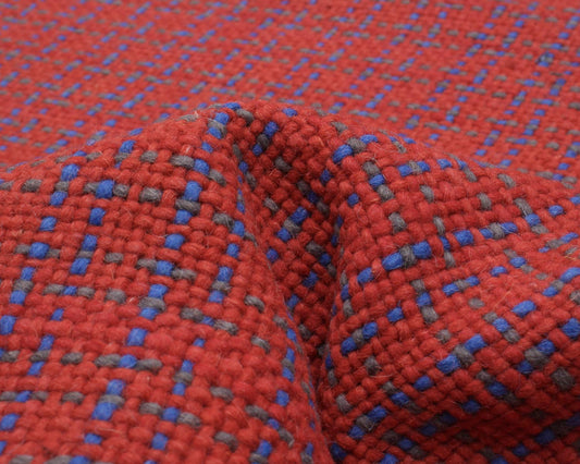 indian flatweave in currant | #174 | 5'0" x 8'2"