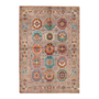 ersari rug in river rock | #271 | 5'10" x 8'4"