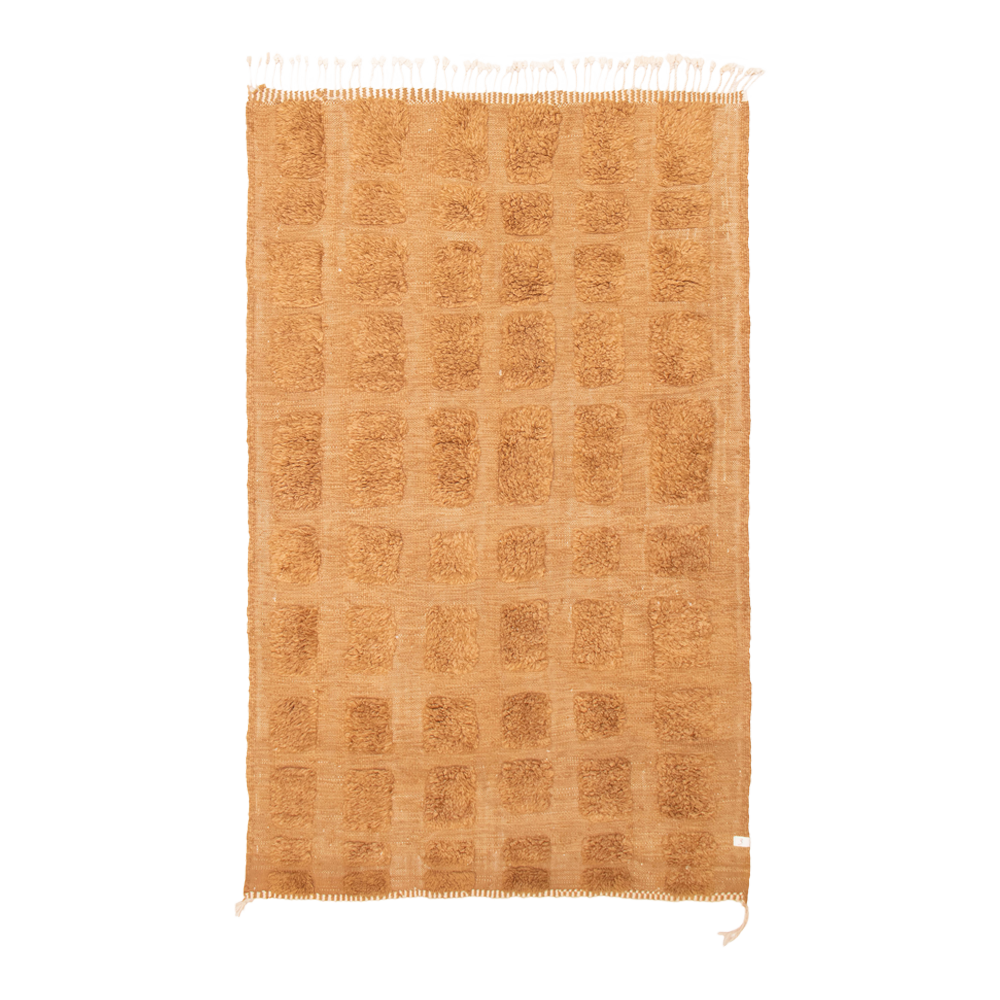 moroccan berber rug in saffron | #272 | 6'0" x 9'10"