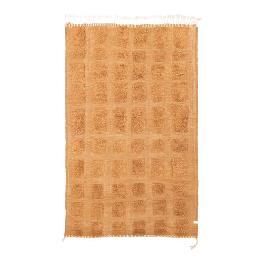 moroccan berber rug in saffron | #272 | 6'0" x 9'10"