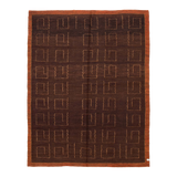 flatweave rug in tannin || 7'7" x 10'0" 