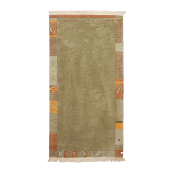 tibetan rug in olive | 358 | 2'4" x 4'7"