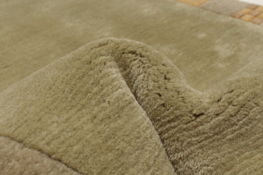 tibetan rug in olive | 358 | 2'4" x 4'7"