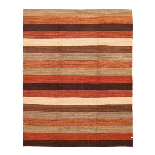 flatweave rug in canyon || 8'0" x 10'1"