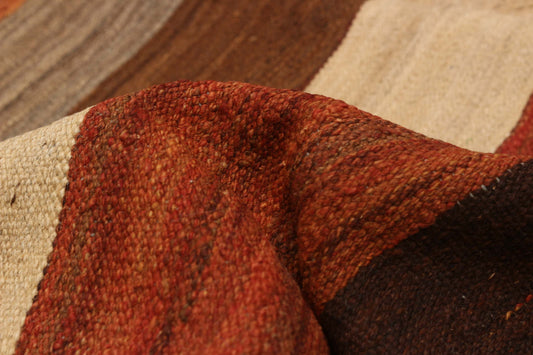 flatweave rug in canyon || 8'0" x 10'1"