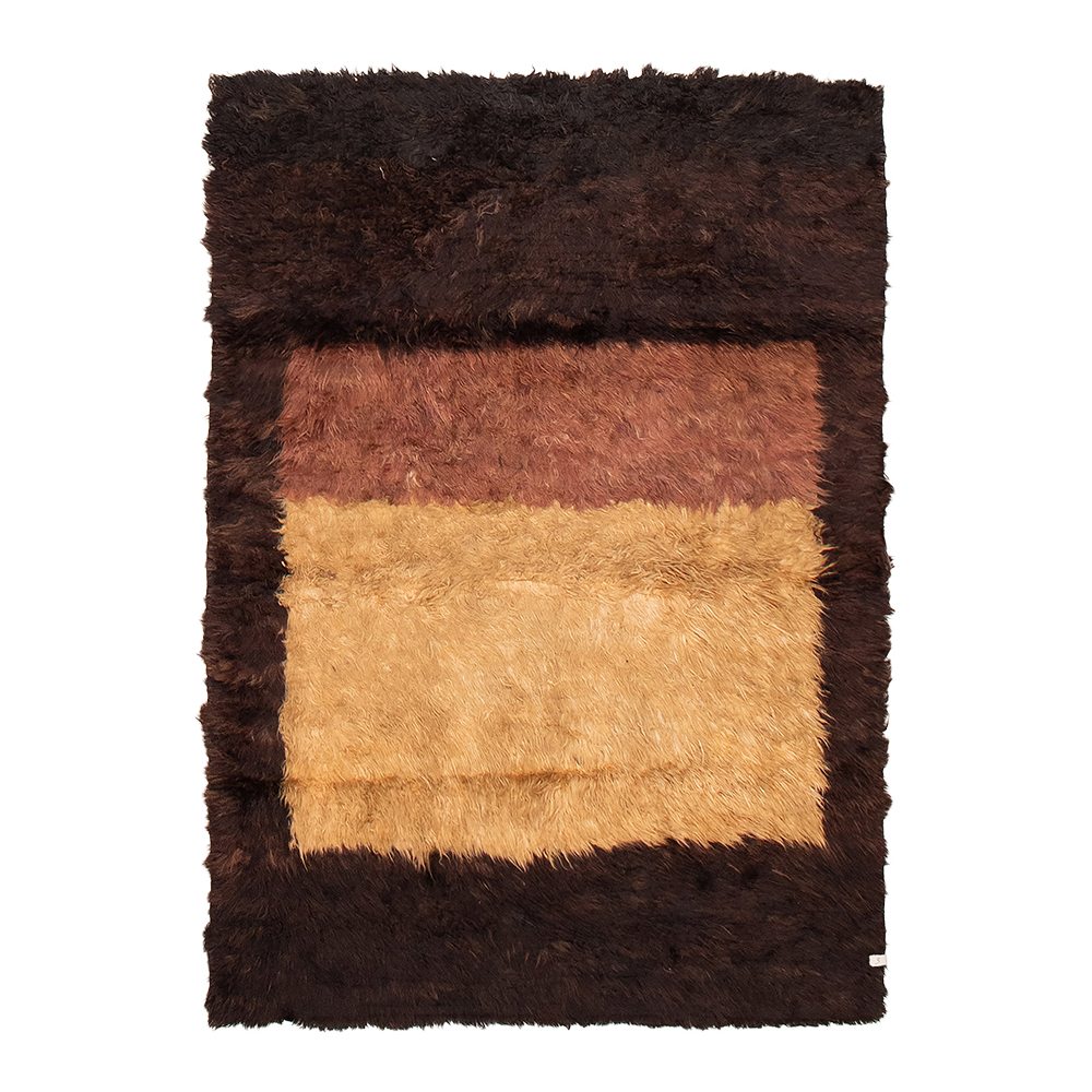moroccan style rug in travertine | #244 | 4'2" x 5'9"