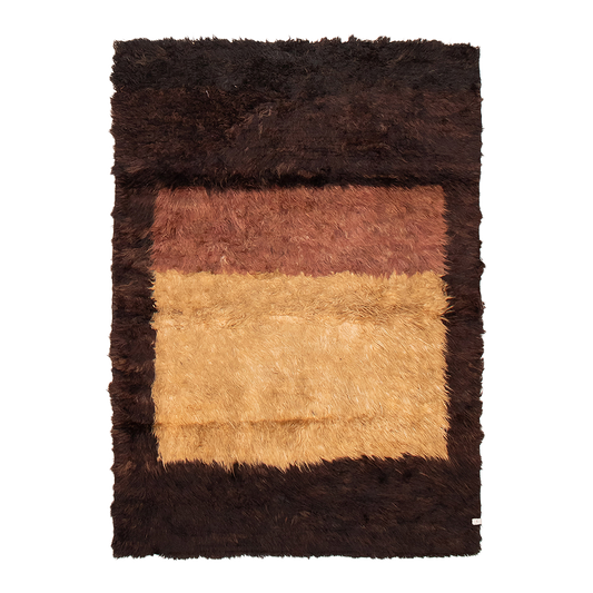 moroccan style rug in travertine | #244 | 4'2" x 5'9"