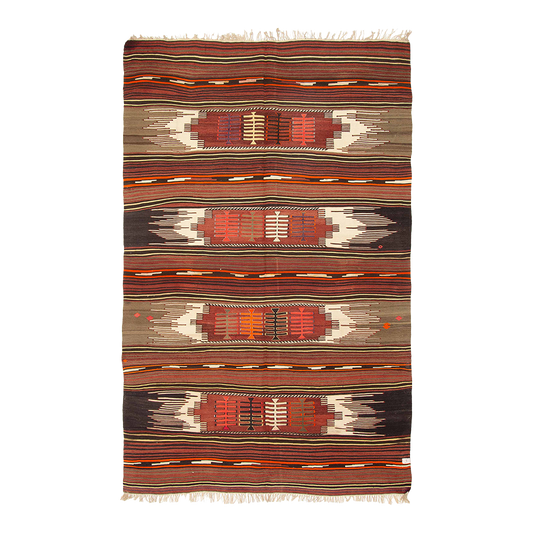 yoruk kilim in canyon | #245 | 4'11" x 7'10"