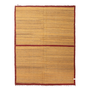 flatweave rug in sedge | #280 | 6'2" x 6'10"