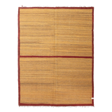 flatweave rug in sedge | #280 | 6'2" x 6'10"