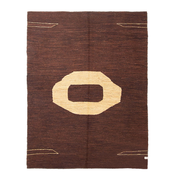 flatweave rug in cocoa | #266 | 5'9" x 7'5"