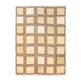 flatweave rug in stoneware | #284 | 4'1" x 5'5"