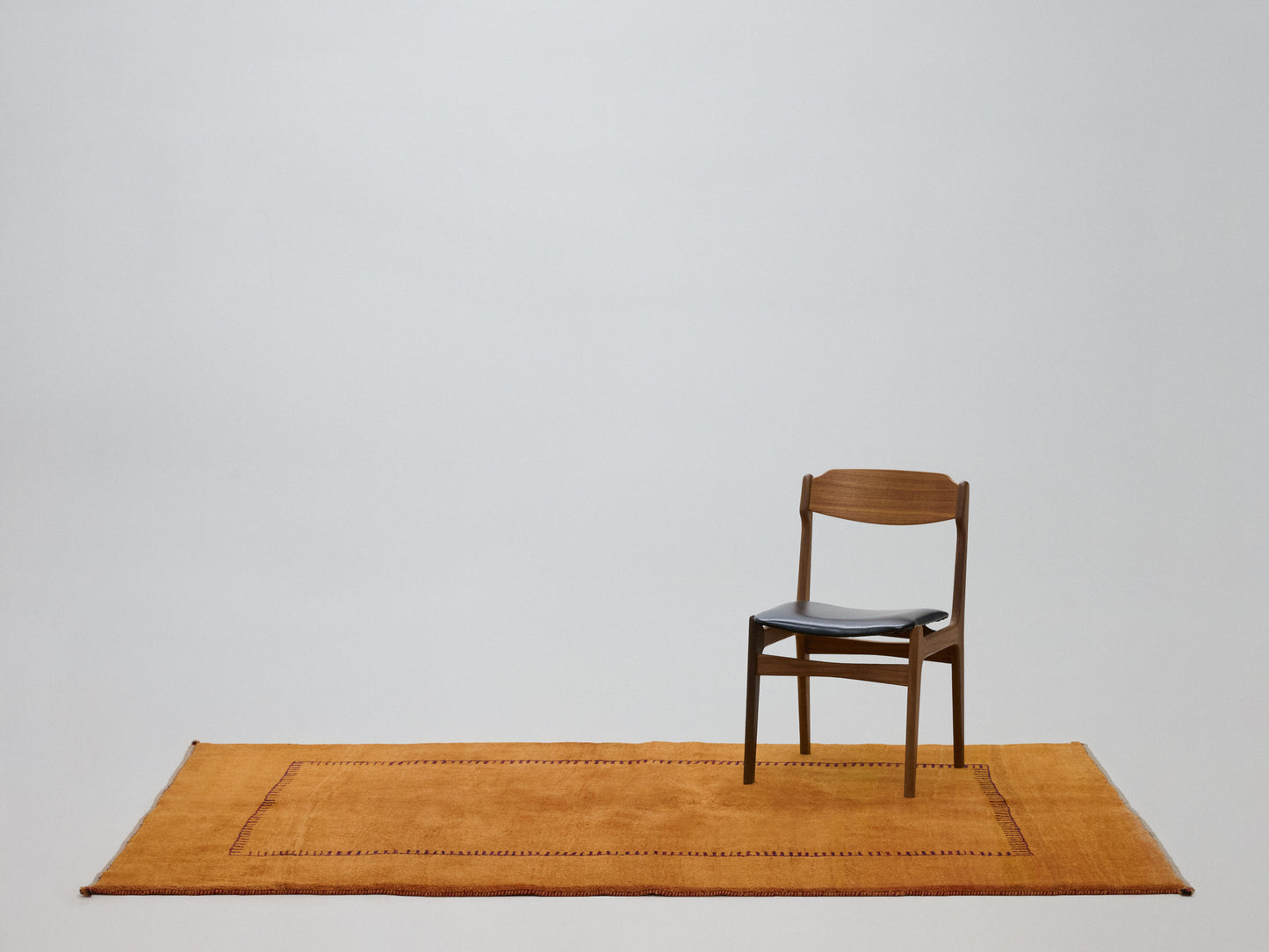 gabbeh rug in marigold || 5'5" x 8'1"