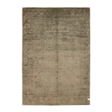 overdyed rug in spruce | 299 |6'1" x 8'7"