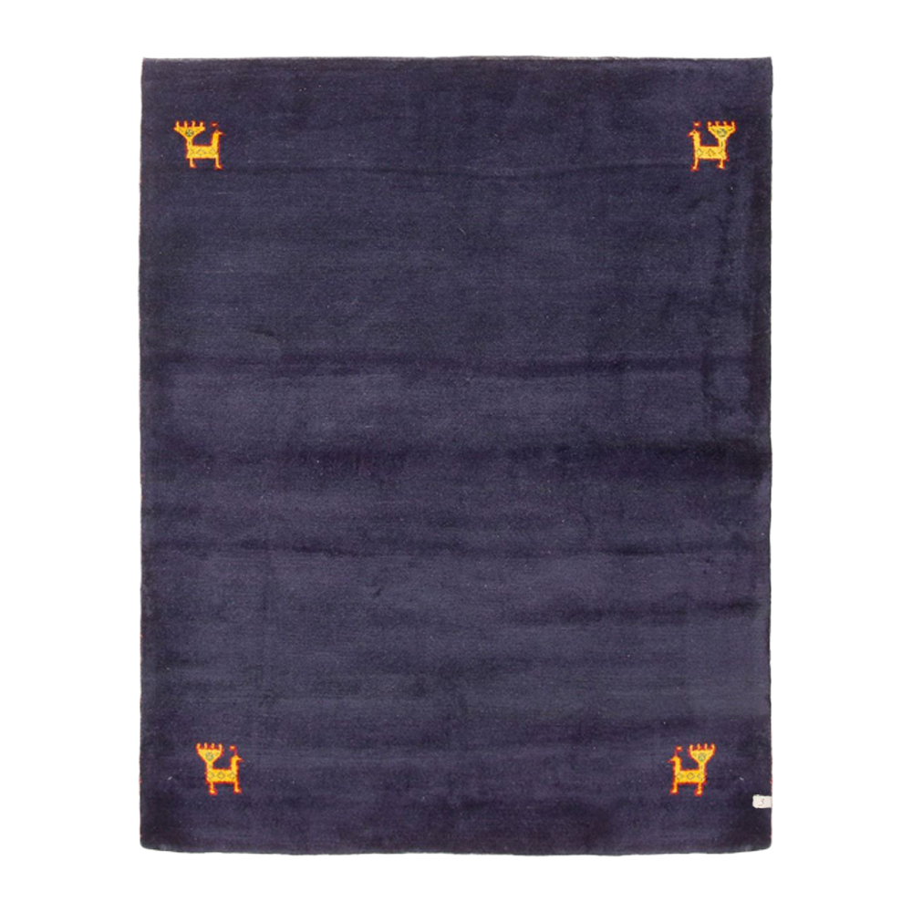 gabbeh rug in juniper | 300 | 5'1" x 6'5"