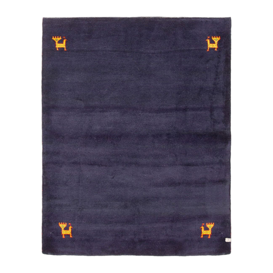 gabbeh rug in juniper | 300 | 5'1" x 6'5"