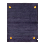 gabbeh rug in juniper | 300 | 5'1" x 6'5"