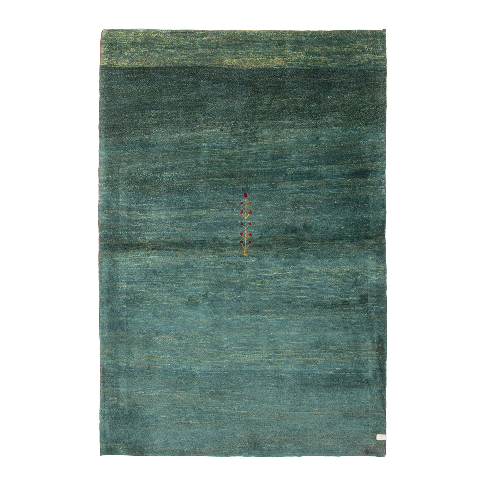 gabbeh rug in sea glass | #301 | 4'9" x 7'3"