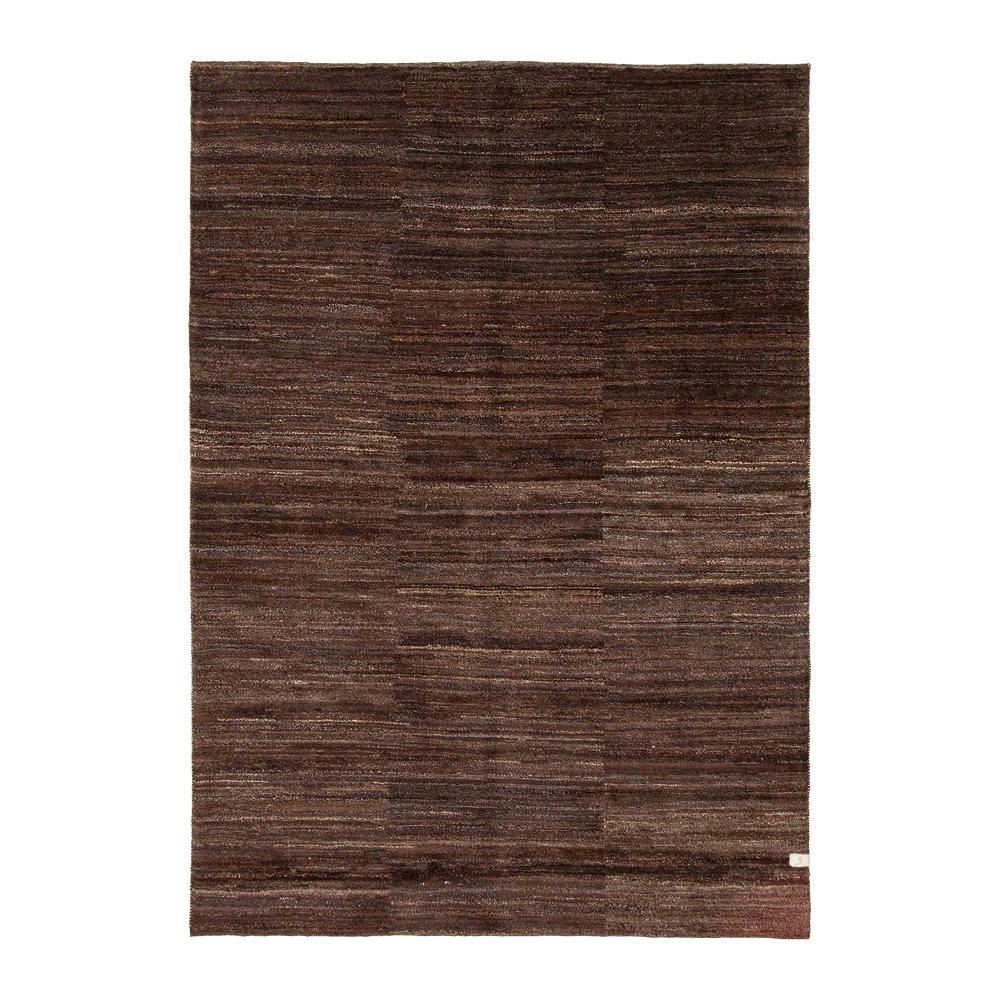 gabbeh rug in carob | #290 | 6'8" x 9'5"