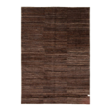 gabbeh rug in carob | #290 | 6'8" x 9'5"