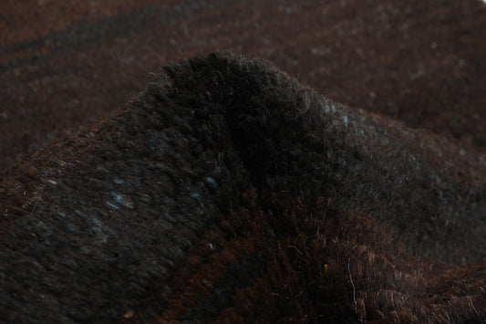 gabbeh rug in nightwood || 1'7" x 4'9"