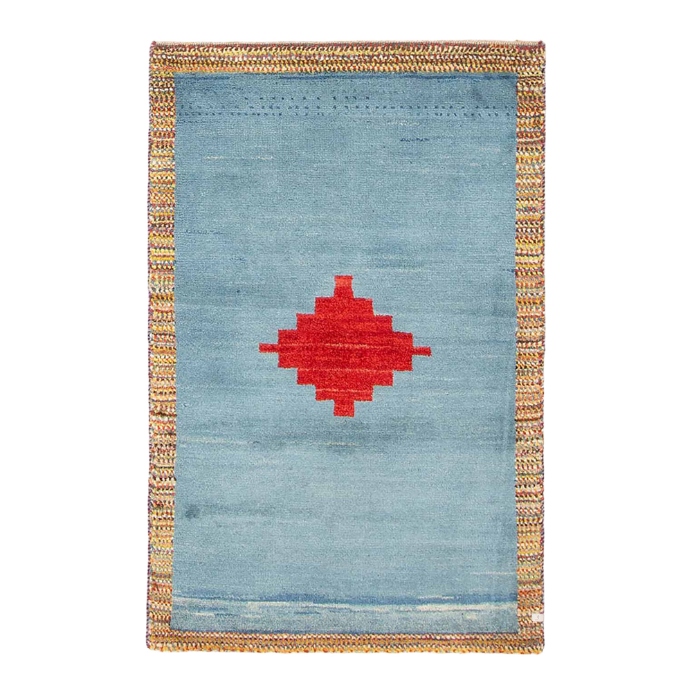 gabbeh rug in alpine || 2'6" x 3'10"
