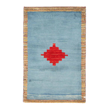 gabbeh rug in alpine || 2'6" x 3'10"