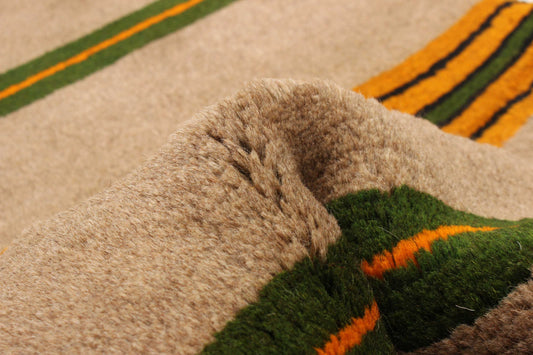 gabbeh rug in ochre | 305 | 1'8" x 5'5"