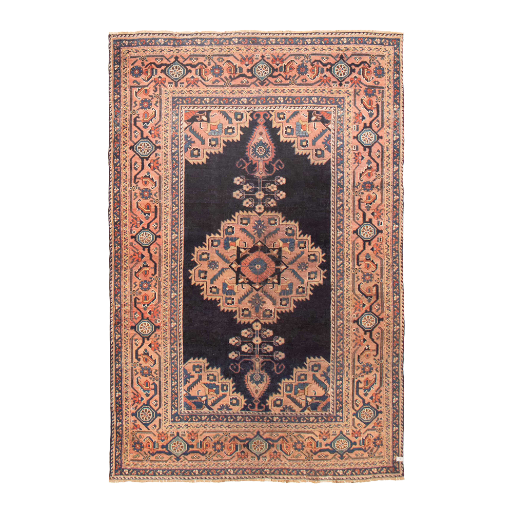 vintage rug in sepia | 310 | 4'9" x 7'3"