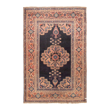 vintage rug in sepia | 310 | 4'9" x 7'3"