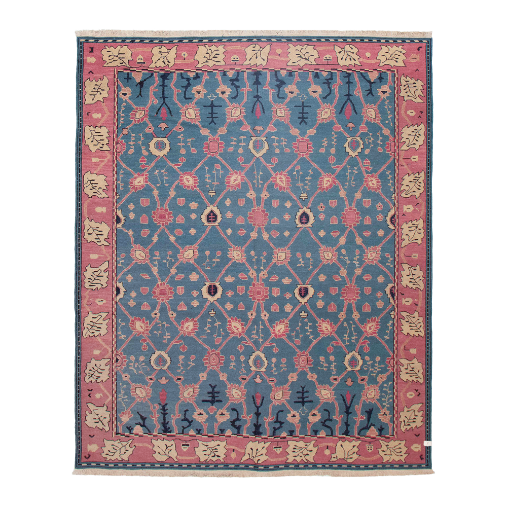 flatweave rug in indigo |  | 7'7" x 9'6"