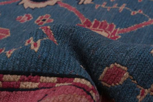flatweave rug in indigo |  | 7'7" x 9'6"