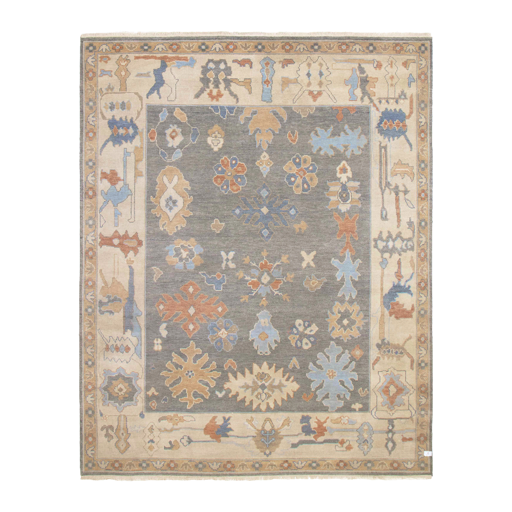 oushak rug in haze | 366 | 7'11" x 9'10"