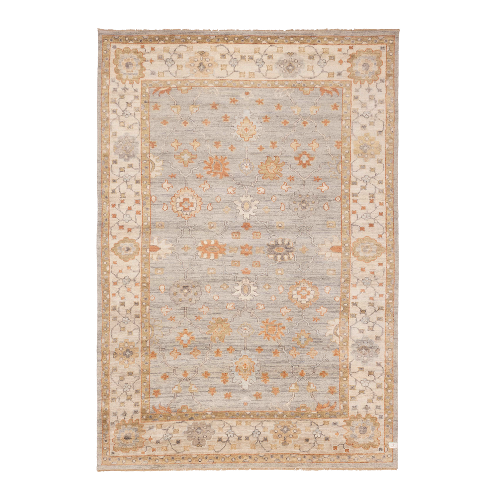 oushak rug in selenite | 354 | 9'9" x 14'0"