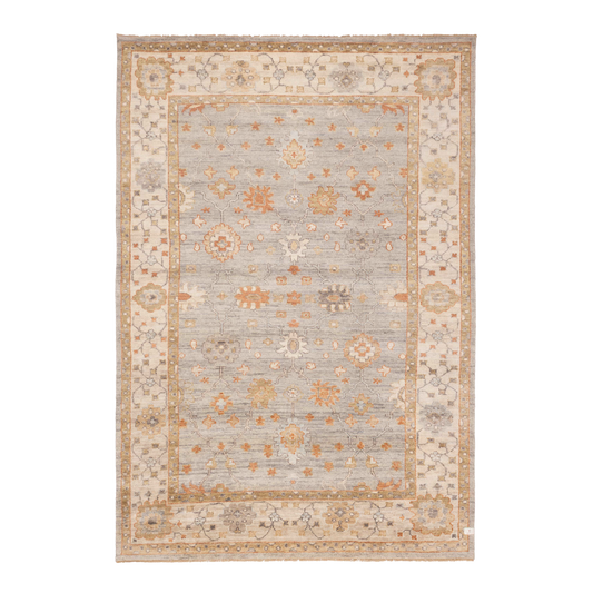 oushak rug in selenite | 354 | 9'9" x 14'0"