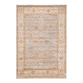 oushak rug in selenite | 9'9" x 14'0"